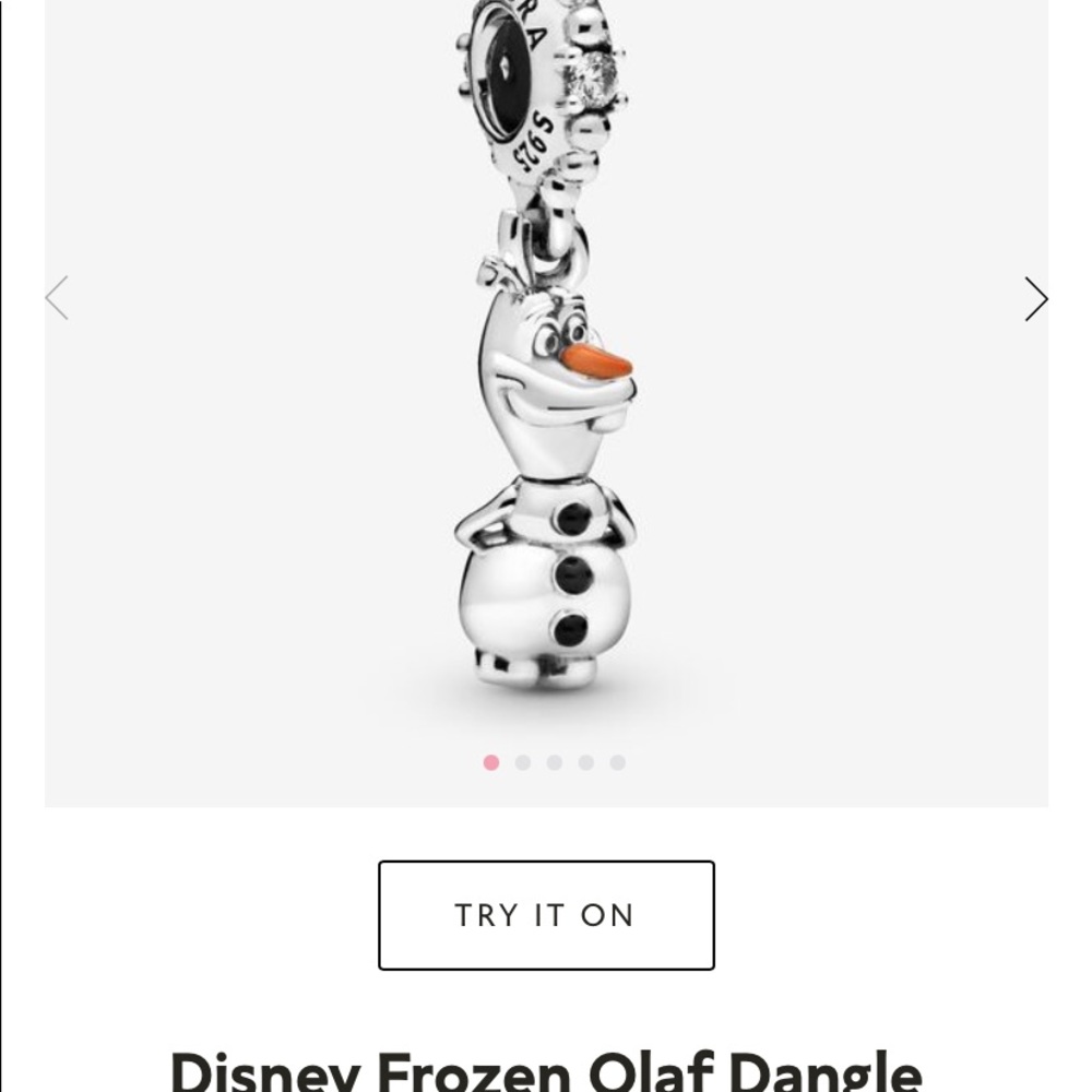 Disney Olaf Pandora Charm